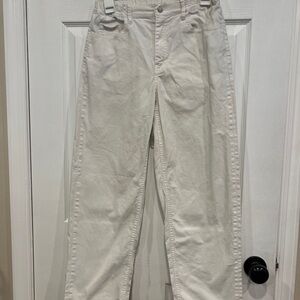 Uniqlo girls winter white pants size 10-12 (13).